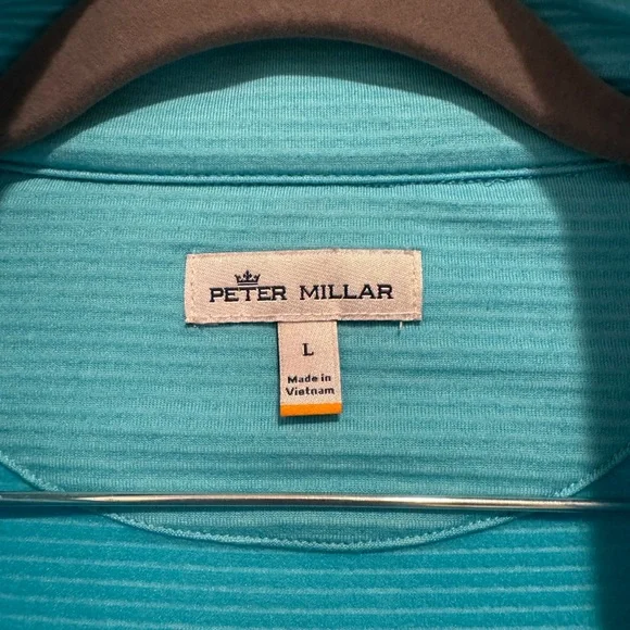 Peter Millar Quarter 1/4 Zip, Light Blue